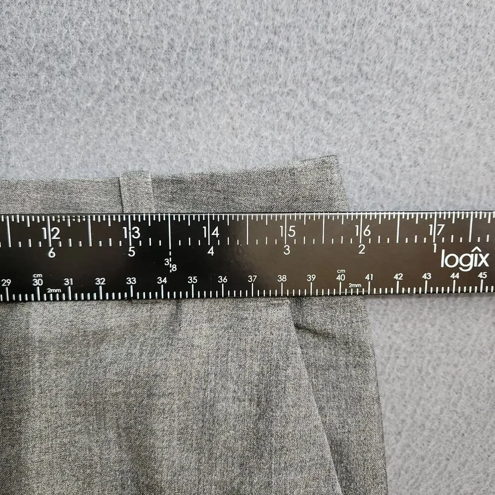Ann Taylor LOFT Dress Pants Women 4 Gray Ann Mid Rise Straight Leg